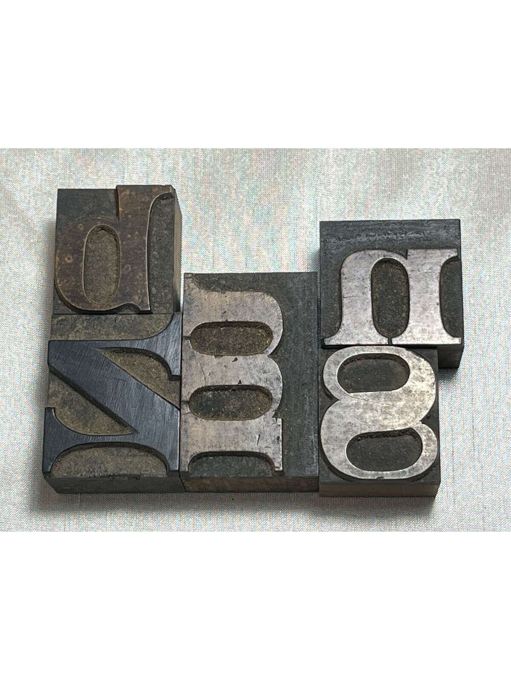 Antique Vintage Wood Print Typesetting Blocks Lot Of 5 Decor Retro Collectors
